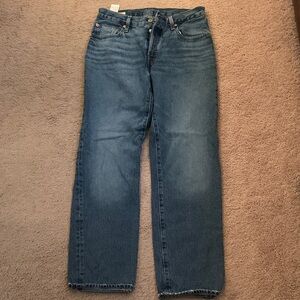 Levi's women’s Straight Jeans in Medium Blue Wash